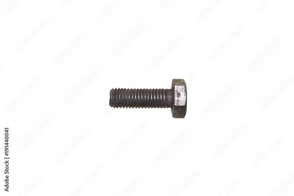 wood screw isolated on white background wood screw isolated on white background