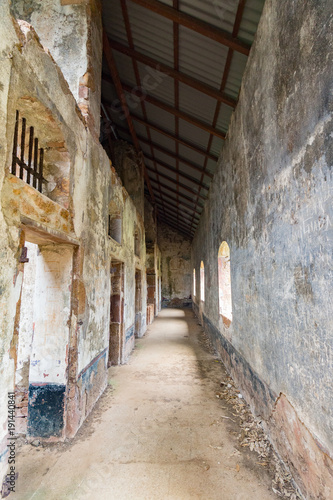 Abandoned Prison in Salvation's Islands, French Guiana.