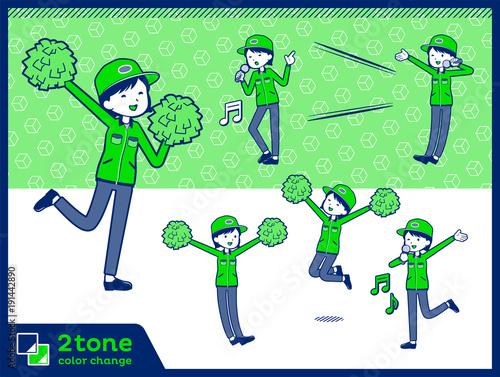 2tone type Delivery women_set 07