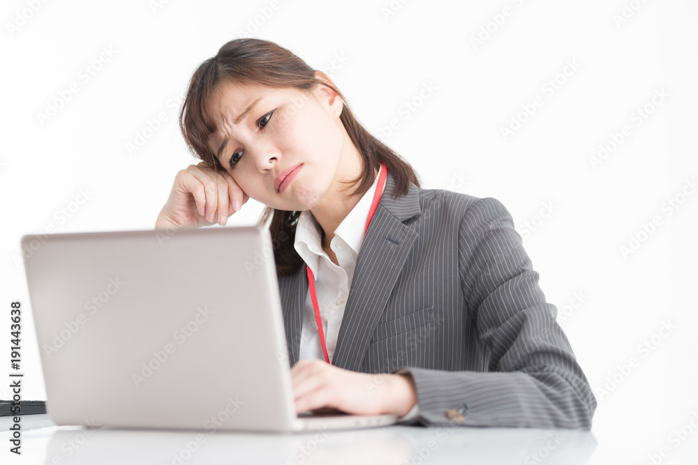 OL・デスクワーク(白バック)