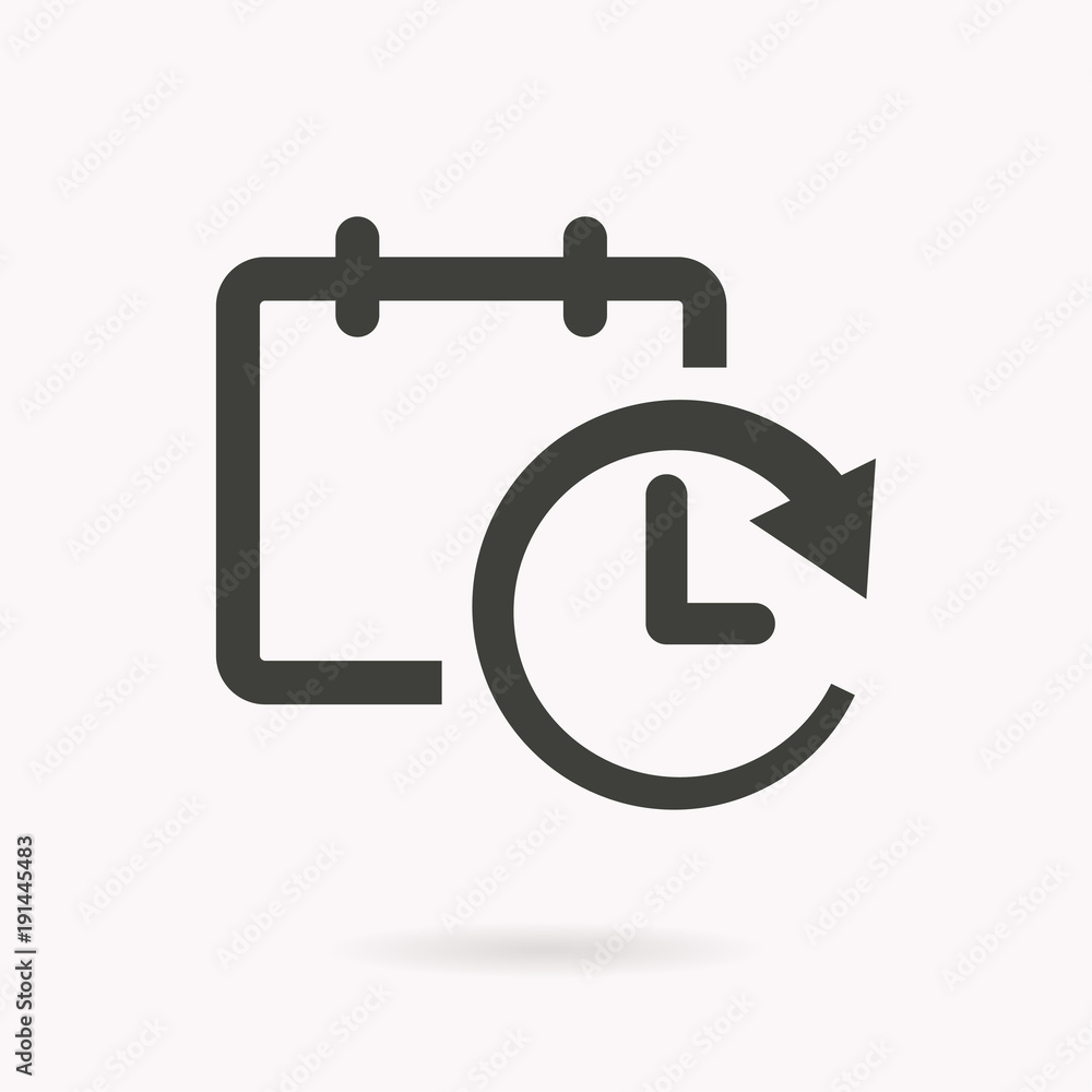 Calendar vector icon. Calendar vector icon.
