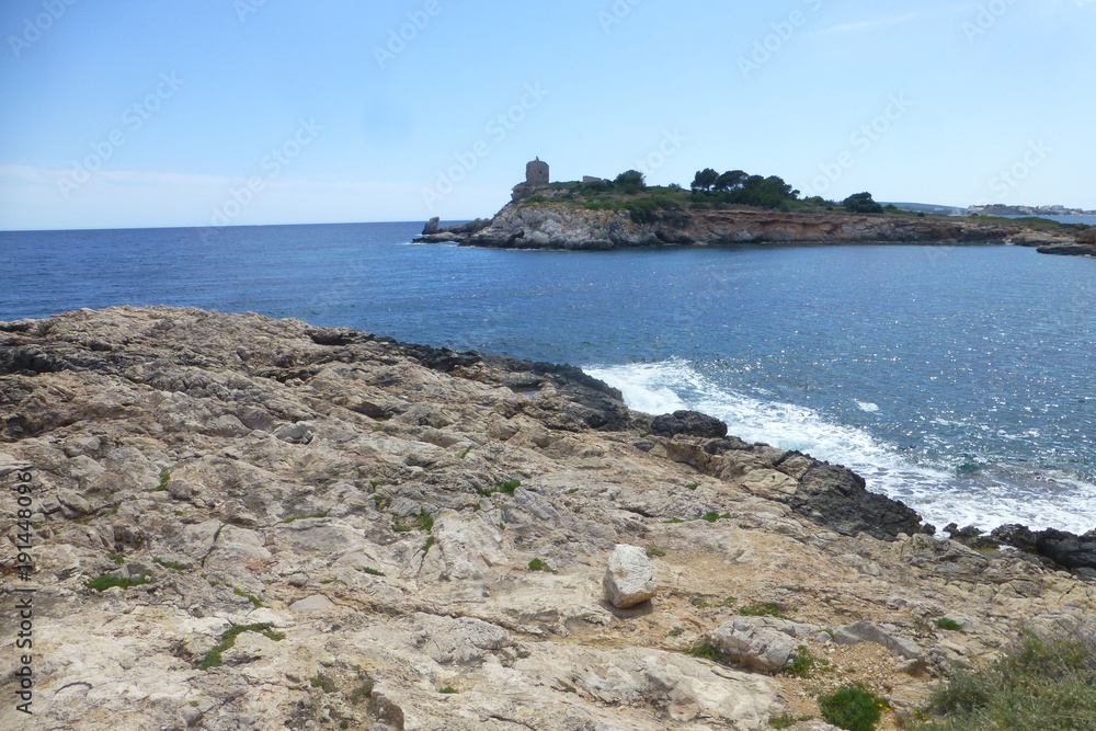 Cas Català illetes, localidad turística perteneciente al municipio de Calviá en la isla de Mallorca,Islas Baleares (España)
