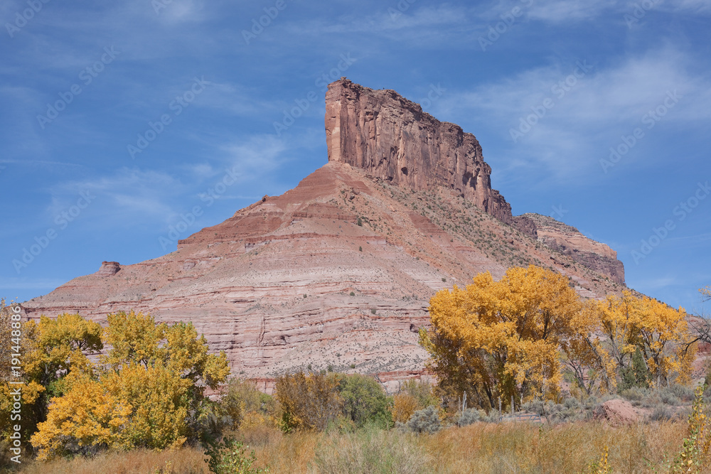This rock formation at Gateway, Colorado is known as The Palisade