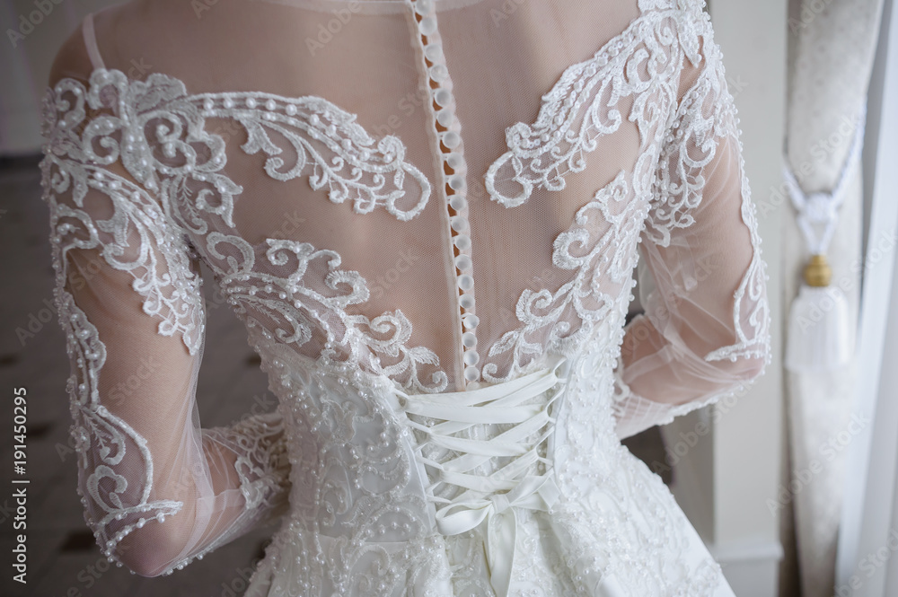 Beautiful bride in wedding dress Beautiful bride in wedding dress