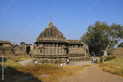 Kopeshwar temple. Back view. Khidrapur, Kolhapur, Maharashtra, India photo