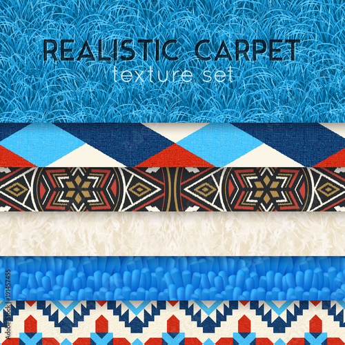 Carpet Texture Realistic Horizontal Set