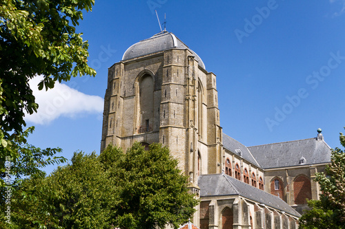 Kathedrale in Veere, Zeeland photo