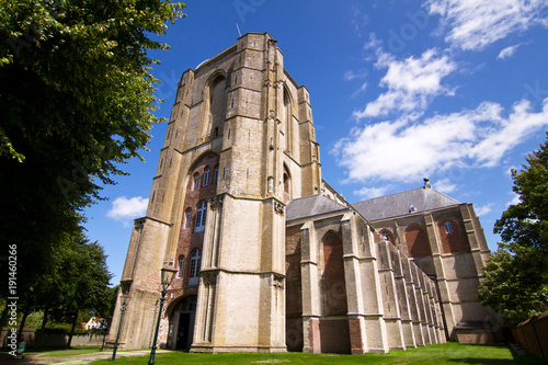 Kathedrale in Veere, Zeeland photo