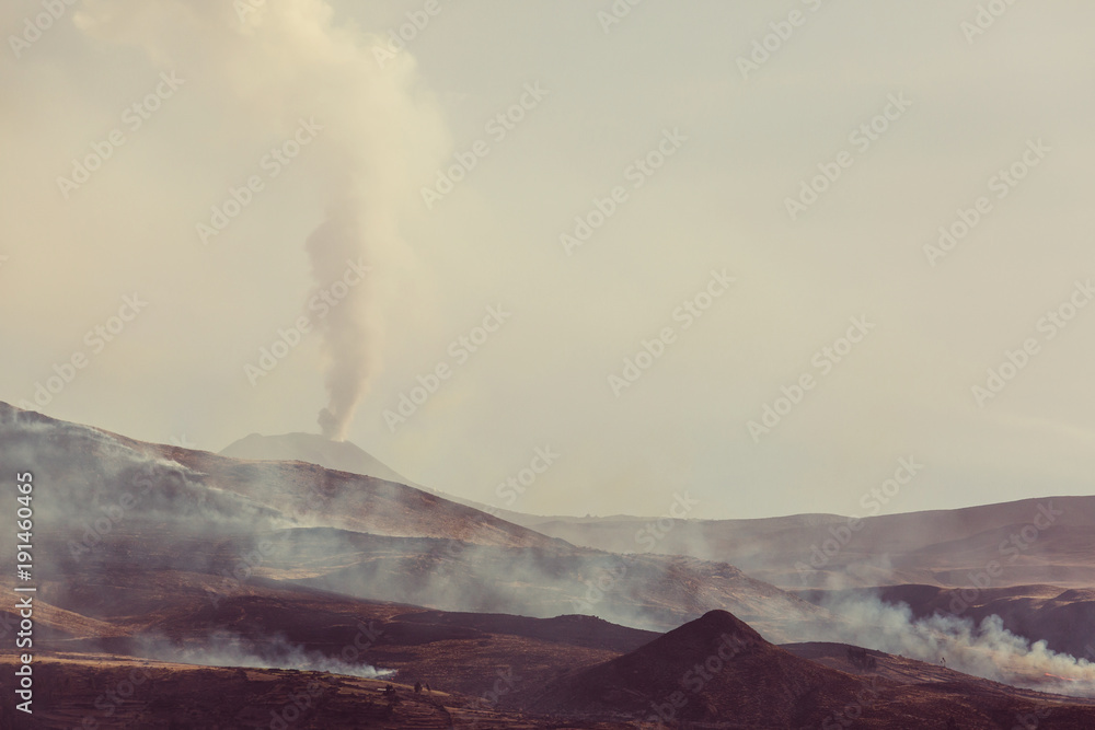 Volcano in Peru