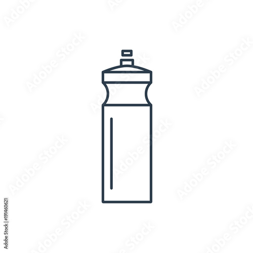 Linear sports bottle icon