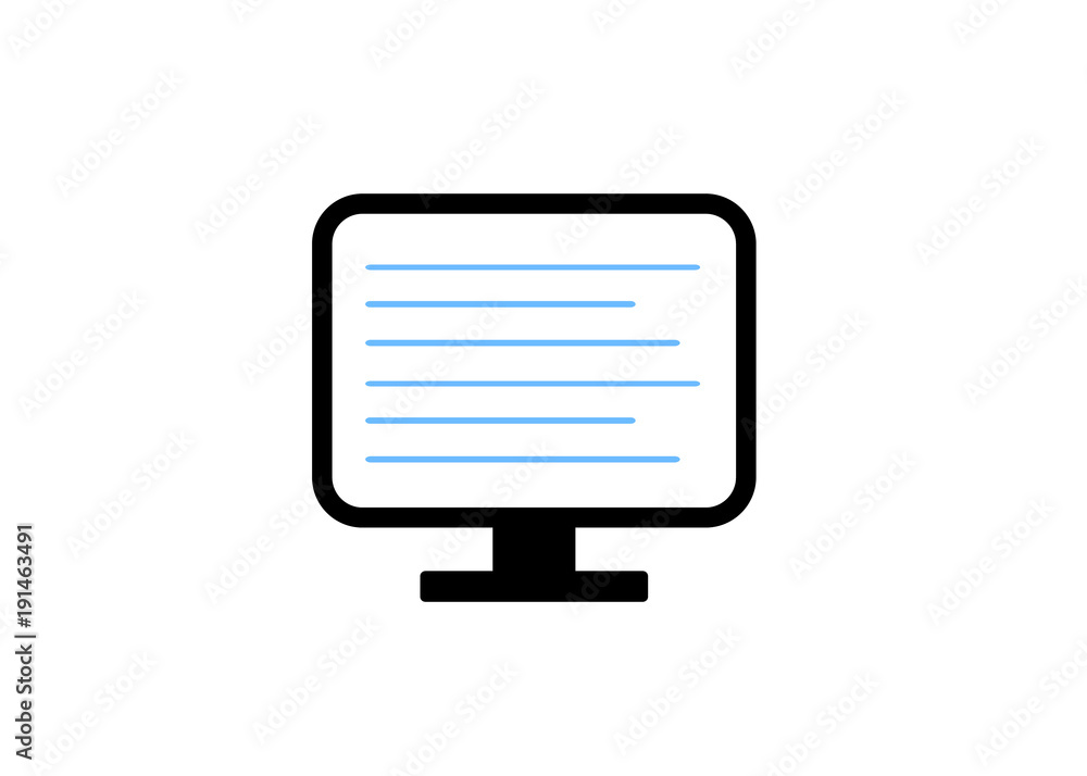 Computer monitor screen Computer monitor screen