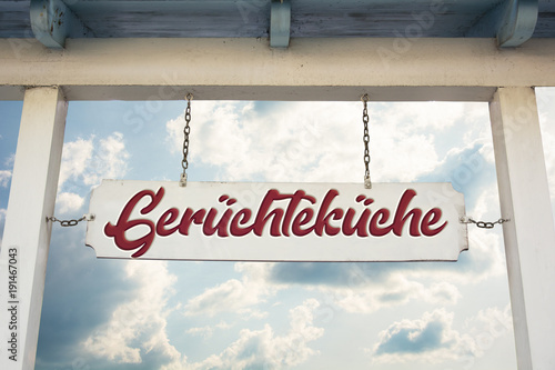 Schild 311 - Gerüchteküche photo