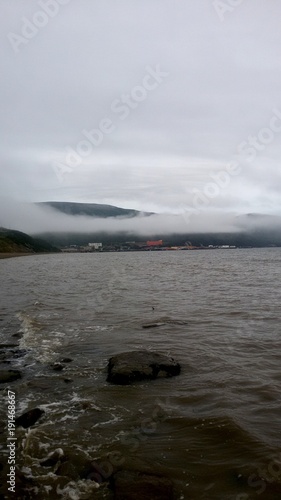 Bay of the sea of Okhotsk (Nagaev Bay) near the town of Magadan