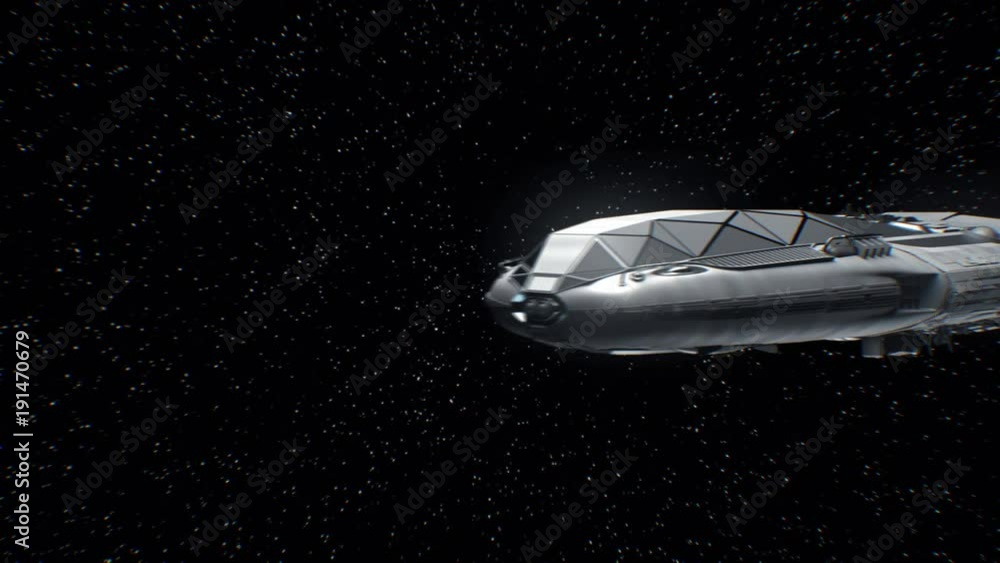 Journey to Mars, sci-fi Spaceship approaching to planet, engines pulsate, 3d animation. Texture of the planet was created in the graphic editor without photos and other images. Journey to Mars, sci-fi Spaceship approaching to planet, engines pulsate, 3d animation. Texture of the planet was created in the graphic editor without photos and other images.