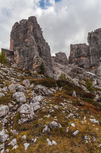 Trenches of World War in Dolomites, Cinque Torri