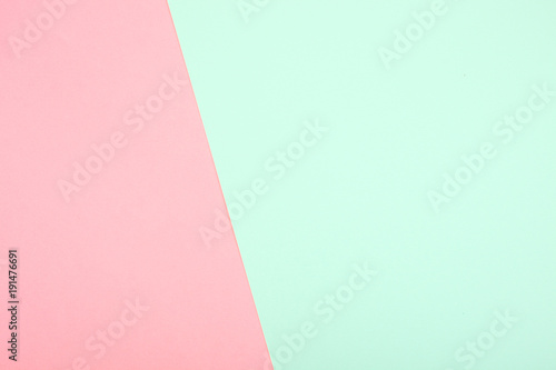 mint and pink paper