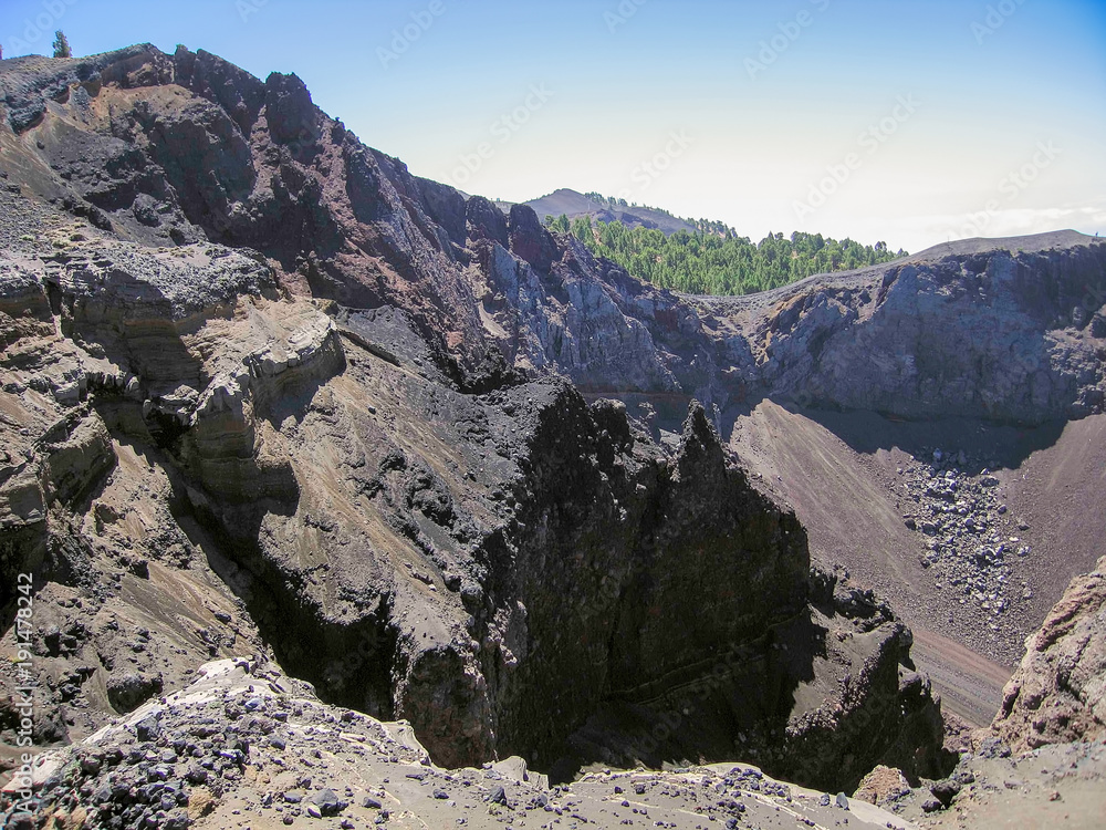 Fototapeta premium volcanic craters La Palma
