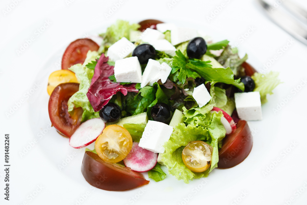 Salad with feta cheese Salad with feta cheese