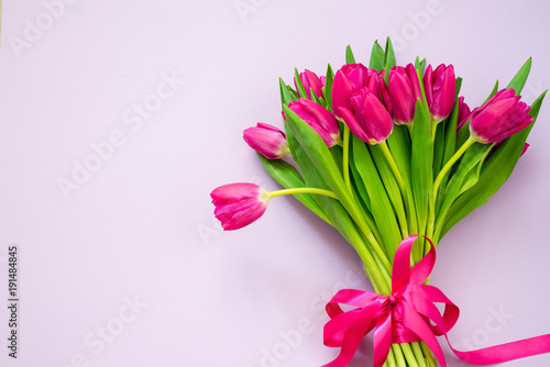 Fototapeta Naklejka Na Ścianę i Meble -  Bouquet of tulips flowers