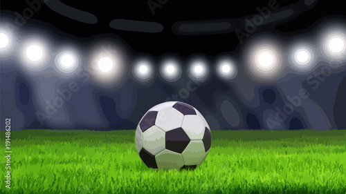 Soccerball on grass © corund