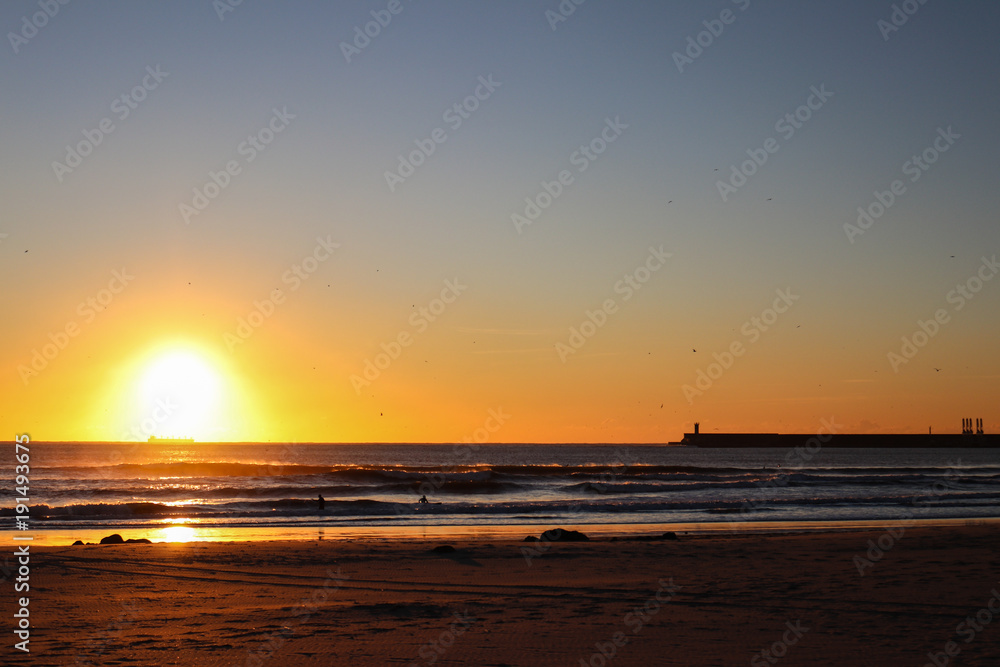 Fototapeta premium Sunset on the beach