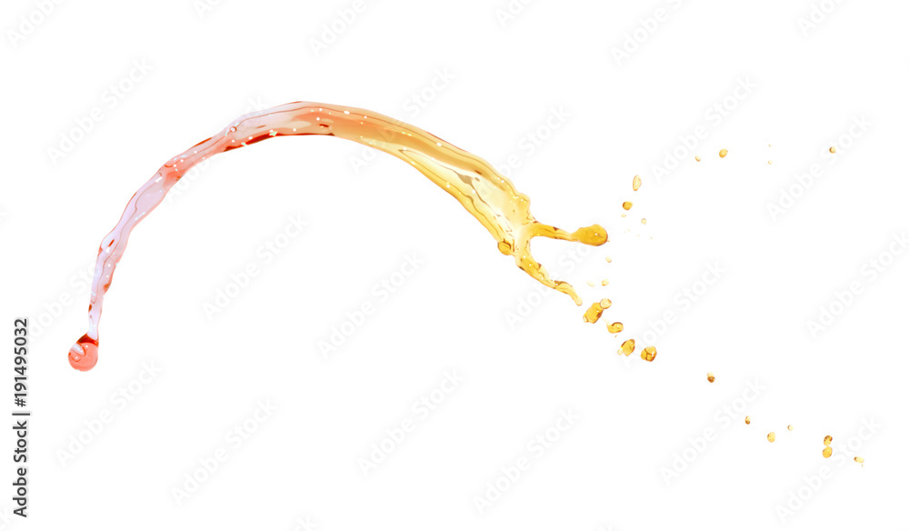 Splash of liquid in motion isolated Splash of liquid in motion isolated