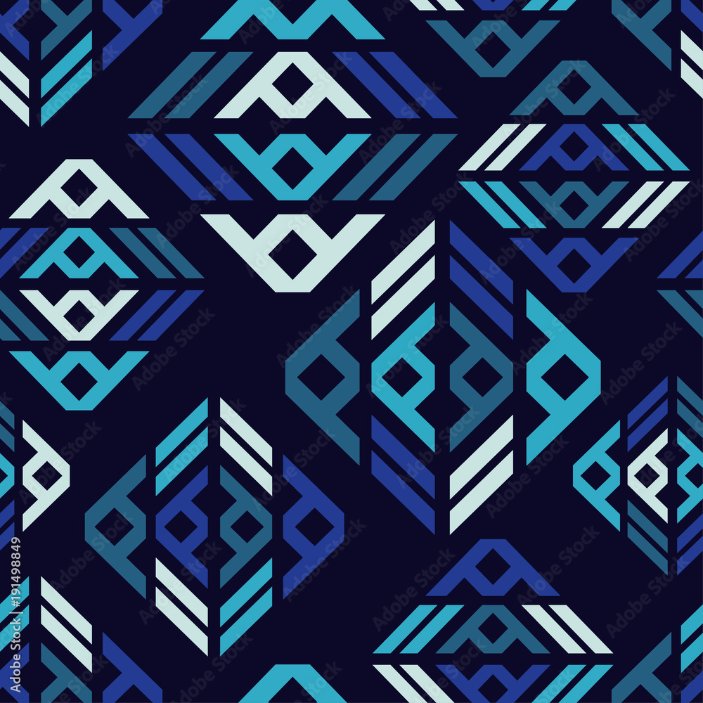 Ethnic boho seamless pattern. Tribal pattern. Folk motif. Textile rapport. Ethnic boho seamless pattern. Tribal pattern. Folk motif. Textile rapport.