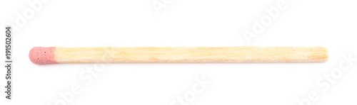 Wooden match isolated