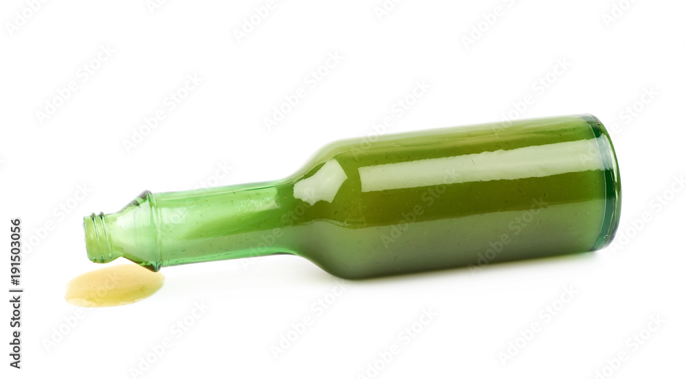 Bottle of hot sauce isolated Bottle of hot sauce isolated