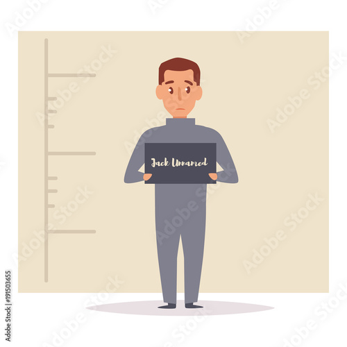 Robber. Vector. Cartoon