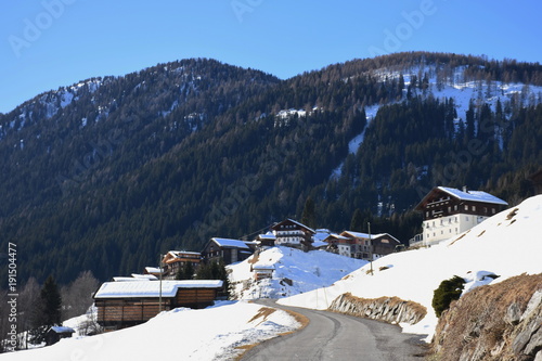 Lesachtal, Kärnten, Dorf, Weiler, Klebas, Sankt Lorenzen, Obergail, Tscheltsch, Liesing, Bergbauernhof, Tradition, Brauchtum, Stadel, Hütte, Tal, Berg, Karnische Alpen photo