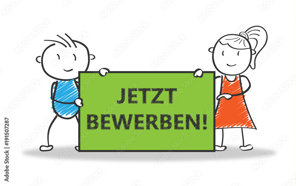 Strichmännchen / Vektor / Bewerben