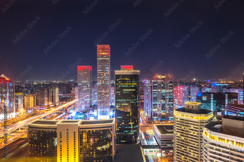 panoramic cityscape in beijing panoramic cityscape in beijing