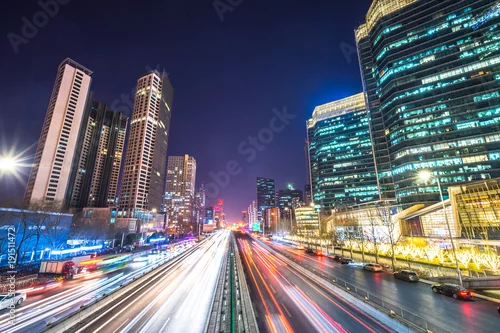 Obraz ruch uliczny w mieście