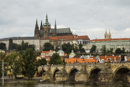 View of the Old Town of Prague. Czech Republic