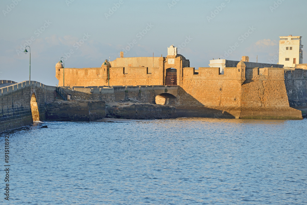 Castle of San Sebastian, Cadiz, Andalucia, Spain Castle of San Sebastian, Cadiz, Andalucia, Spain