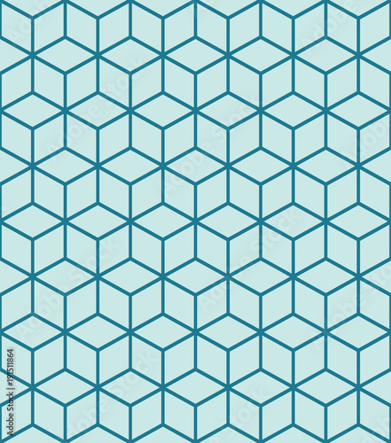 Seamless cubes isometric background pattern in vector format