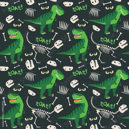 Tapety dinozaury: T Rex i dino kości