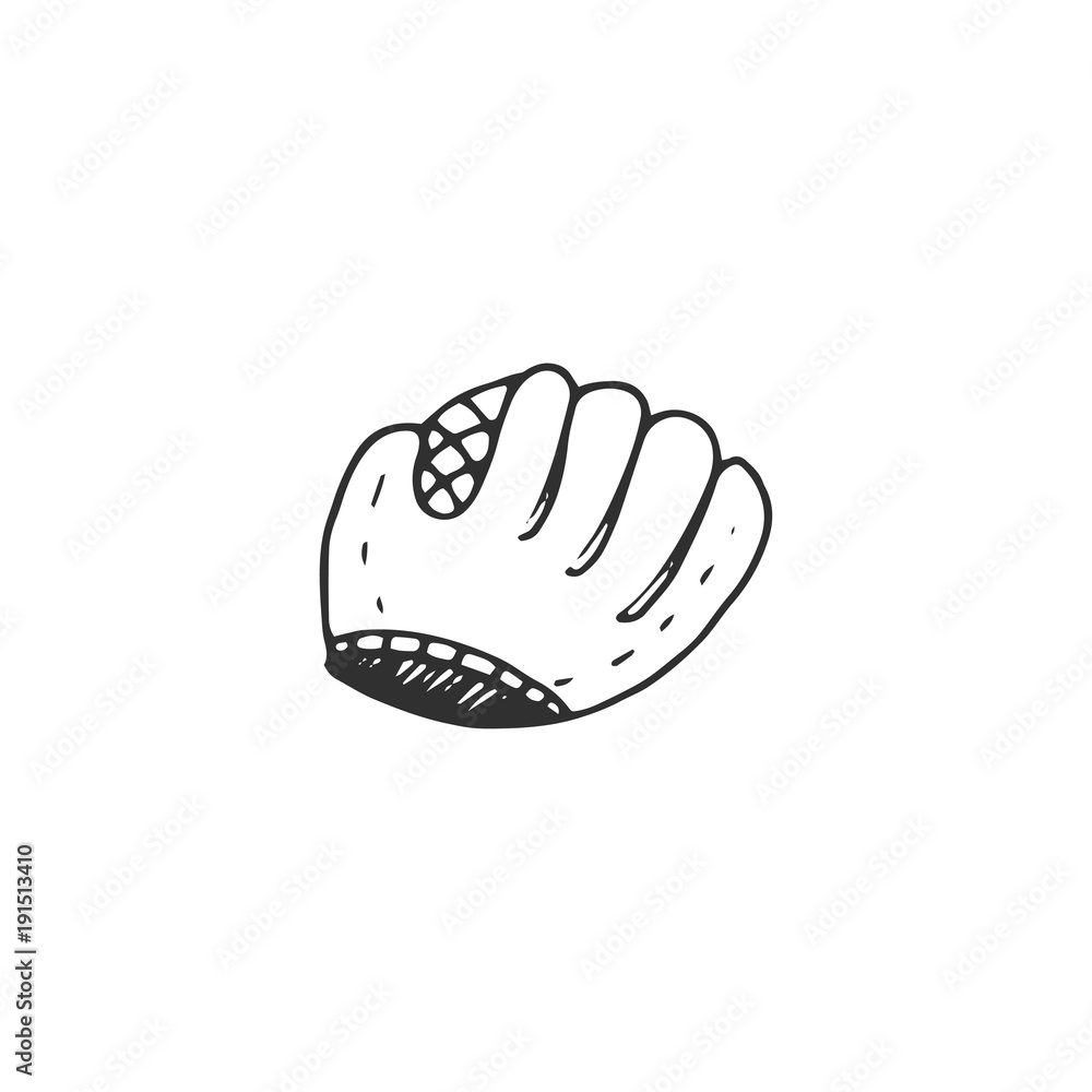 glove for baseball vector draw glove for baseball vector draw