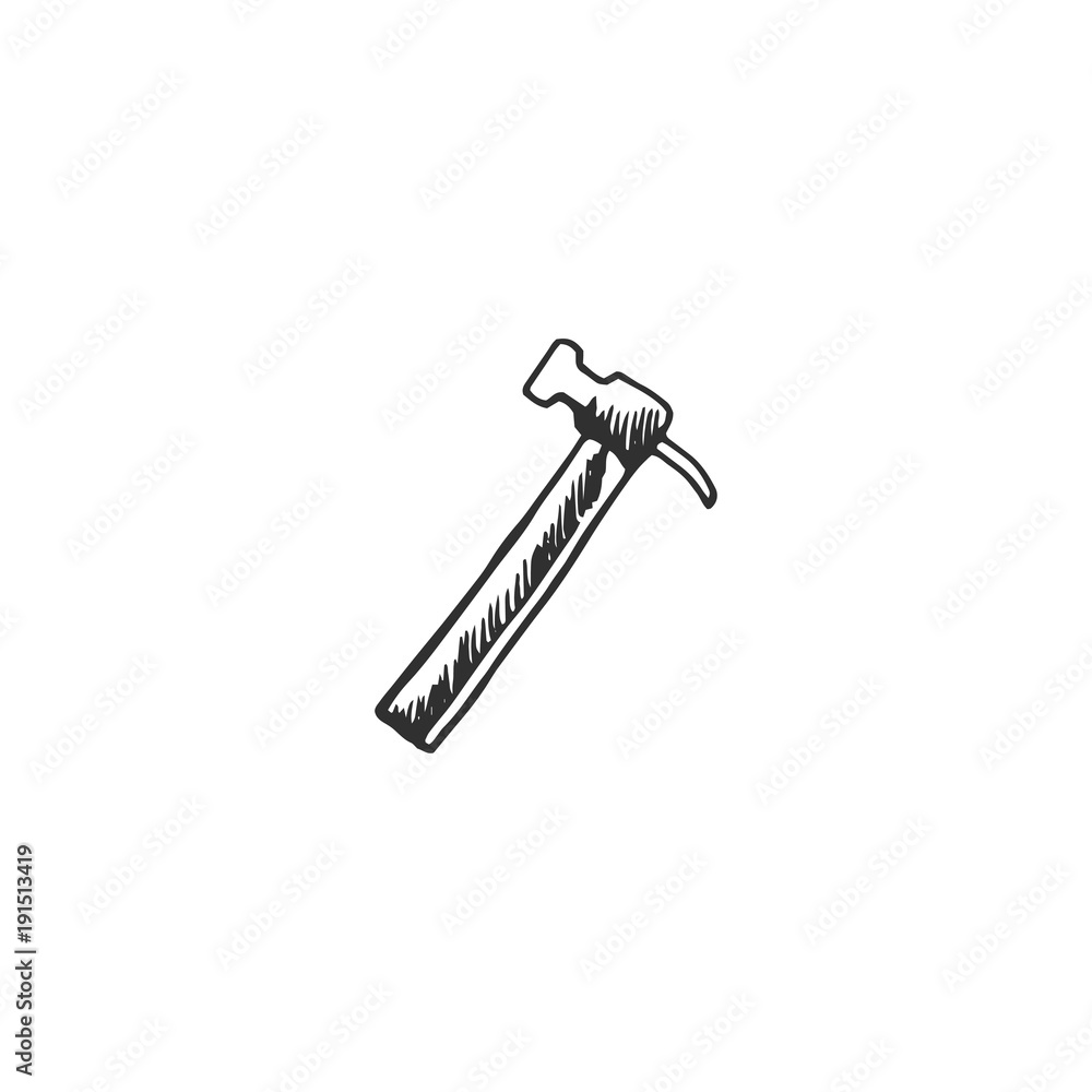 hammer vector draw hammer vector draw