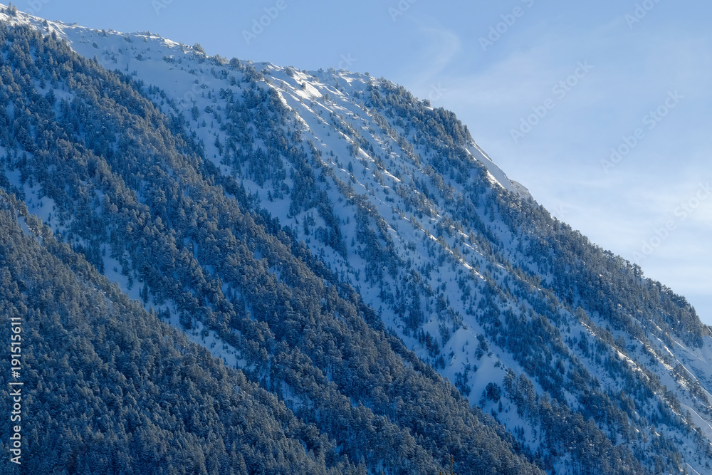 Alpine mountainside