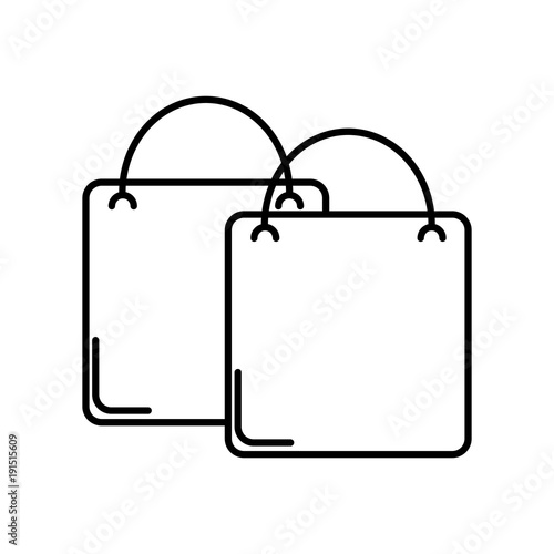 line shopping bags elements to market buy