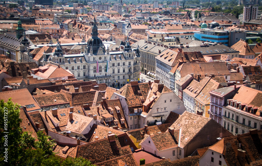 Graz European Rooftops