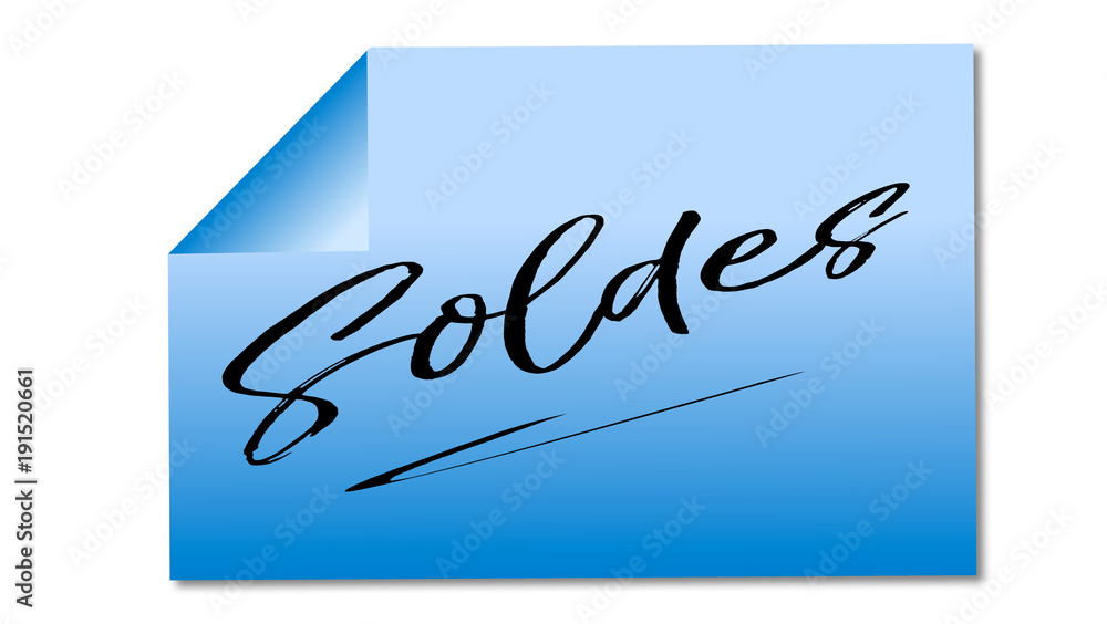 soldes mémo bleu autocollant soldes mémo bleu autocollant