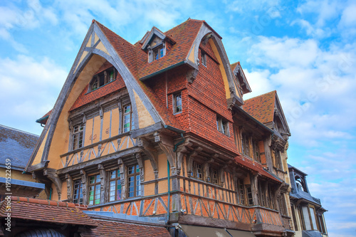 Maison à colombage à Etretat, Normandie 