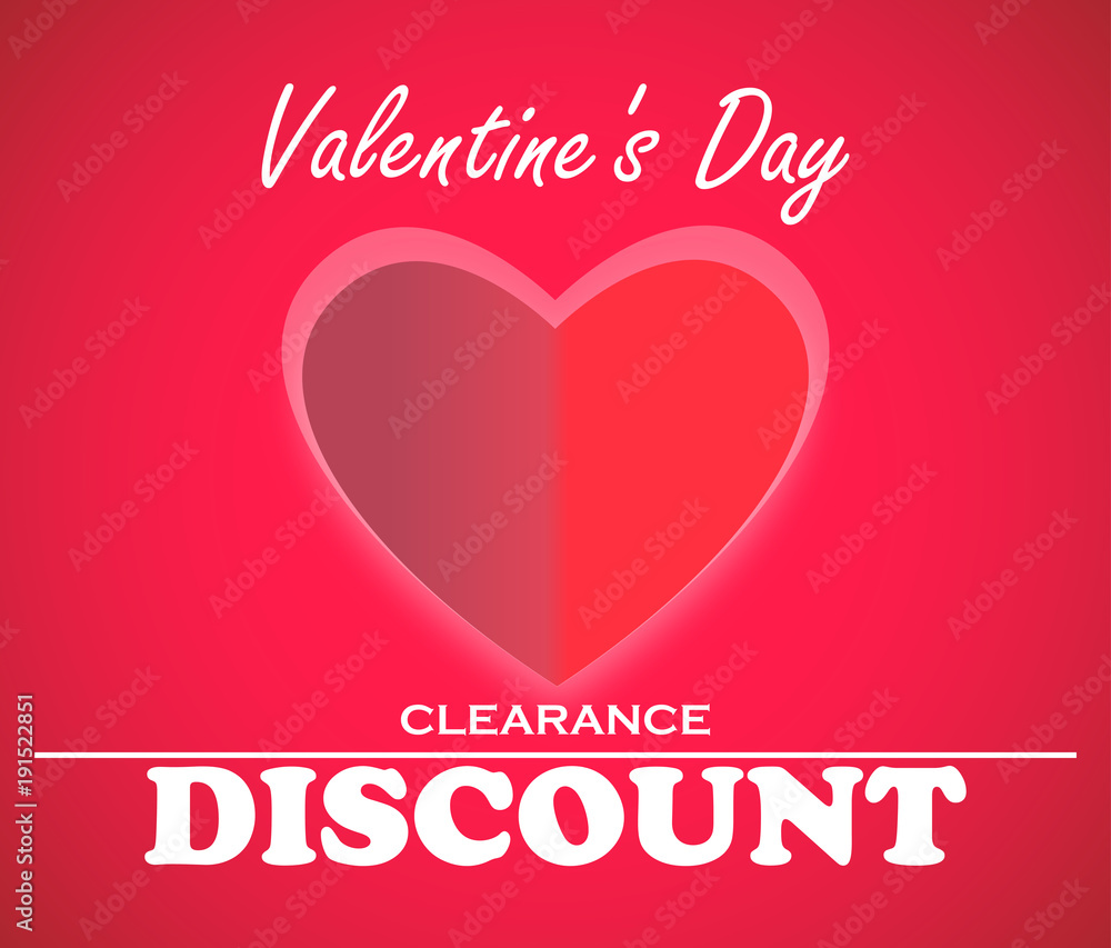 clearance discount on valentine's day 2018
