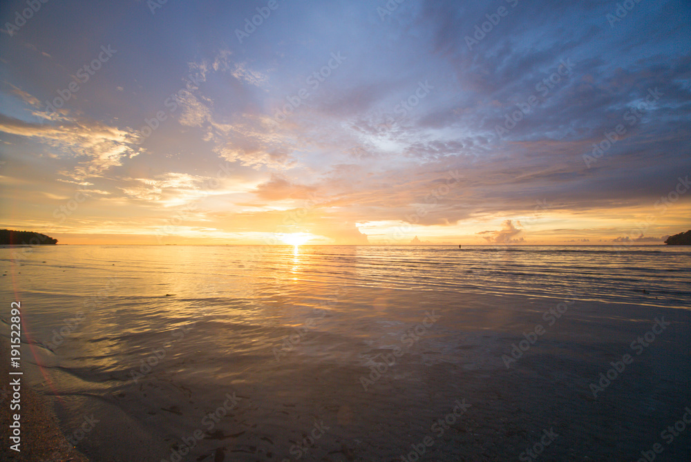 Fototapeta premium Amazing color of sunset