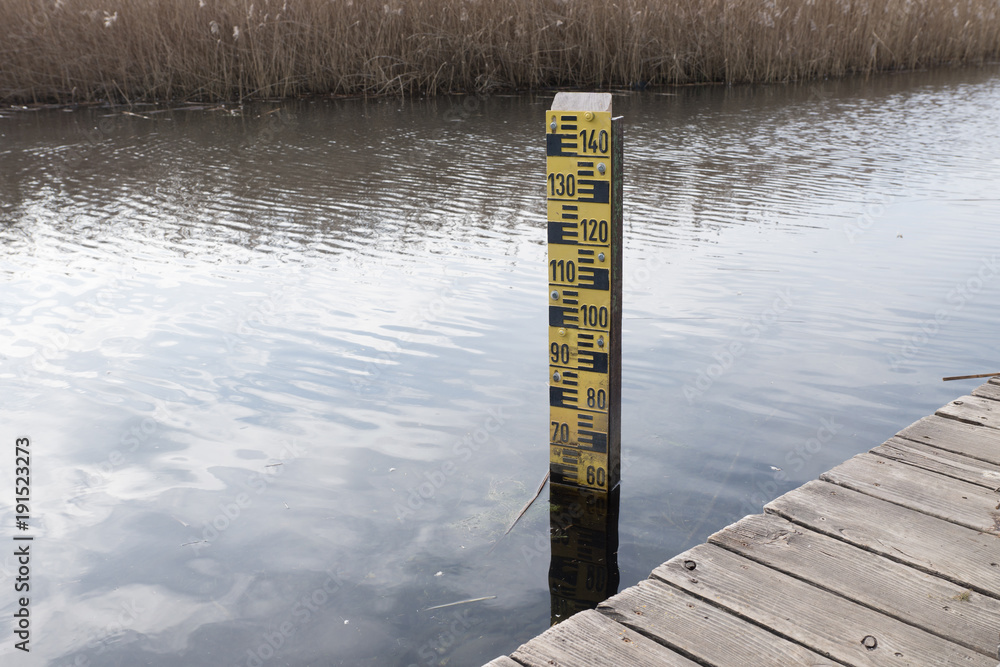Hochwasserpegel
