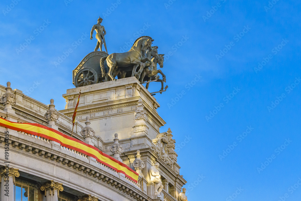 Madrid Architecture Background