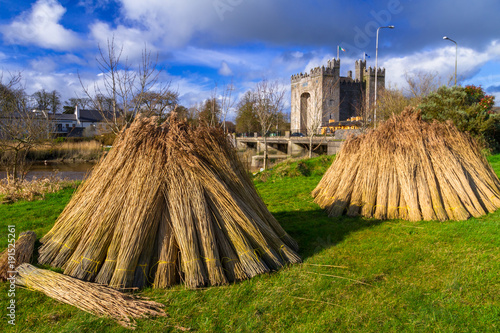 Haystack at Bunratty castle in Co. Clare, Ireland